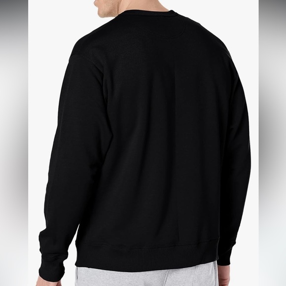 CHAMPION Men's Powerblend Fleece Midweight Crewneck Sweatsnirt Black Sz XLarge - Picture 7 of 7